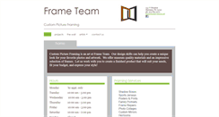 Desktop Screenshot of frameteam.com